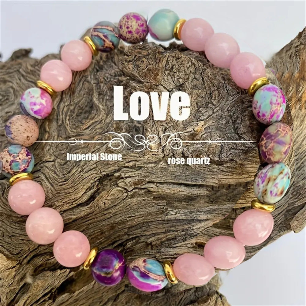 Fashion Natural Stone Pinkred Zebra Tree Of Life Gifts Big Little Sister Bracelet Birthday Jewelry Girls Braclet Gifta For Girl Boy